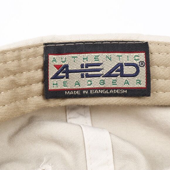 Longaberger America Embroidered Logo Packable Strapback Ball Cap Hat Beige - Picture 9 of 9